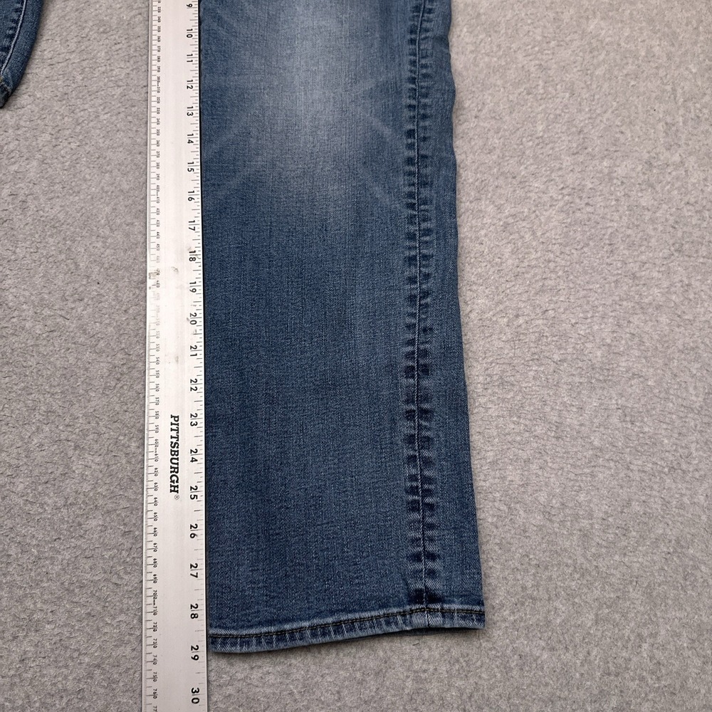 American Eagle Jeans Men's 33x29* Slim Straight Medium Wash Denim Airflex Plus - Picture 6 of 10